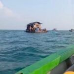 Diduga Serobot Wilayah Tangkap Nelayan, Ponton Timah Ilegal Beroperasi Brutal di Laut Enjel, Pekerja Diduga Acungkan Pistol Saat Ditegur