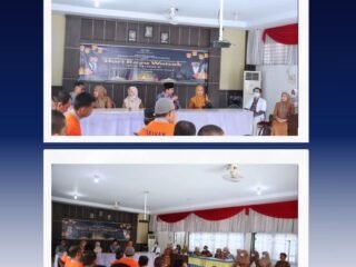 Peduli Kesehatan Warga Binaan, 100 Warga Binaan Ikuti Pemeriksaan Kesehatan Terpadu Di Lapas Muaro Bungo Bersama Pihak Puskesmas Muaro Bungo II