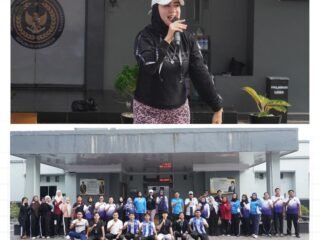 Rutan Pekanbaru Hadirkan Semangat Sehat Dan Kebersamaan Lewat Senam Bersama