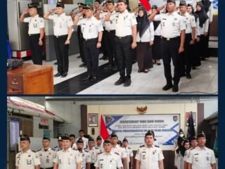 Lapas Kelas IIB Teluk Kuantan Gelar Apel Bersama Tingkatkan Soliditas