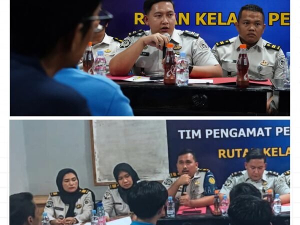 Menuju Pemasyarakatan Berkualitas, 43 Warga Binaan Rutan Pekanbaru Ikuti Sidang TPP