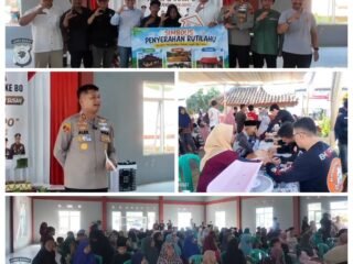 Peringati Hari Bhayangkara ke-80, Polres Cianjur dan Komunitas Bagong Mogok Gelar Bakti Sosial untuk Warga