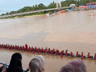Polres Kuansing Maksimalkan Pengamanan Hari Terakhir Pacu Jalur Rayon II, Festival Berjalan Aman Dan Tertib