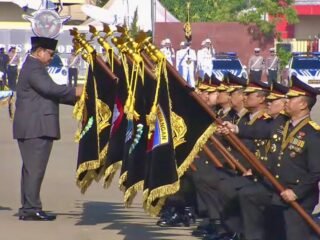 Presiden Prabowo Beri Nugraha Sakanti Kepada Polda Riau, Kapolda : Penghargaan Ini Milik Seluruh Personel