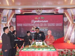 Syukuran Hari Bhayangkara KE-80 Di Polres Kampar, Perkuat Silaturahmi