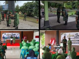 Kodim 0112/Sabang Sambut Dandim Baru, Letkol Arm Moh. Zaenal Arifin Siap Lanjutkan Pengabdian untuk Masyarakat Sabang