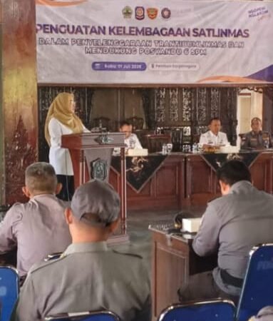Bupati Banjar negara Buka Kegiatan Penguatan Satlinmas Banjarnegara: Sinergi Jaga Trantibum dan Dukung Posyandu 6 SPM  