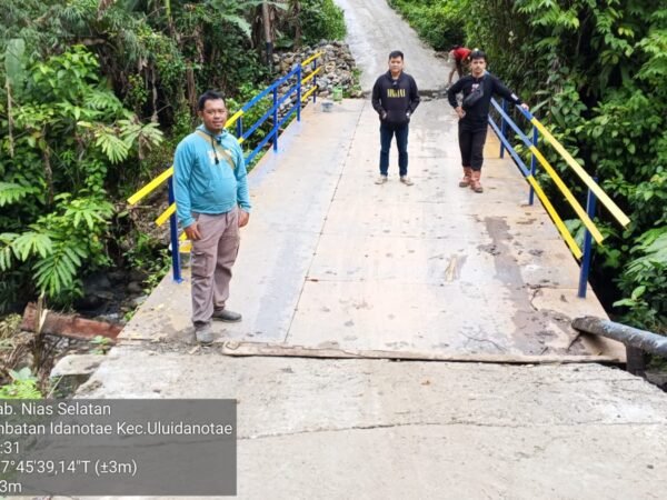 Respons Cepat PUTR Nias Selatan, Jembatan Idanotae yang Sempat Disorot Kini Rampung Dibangun