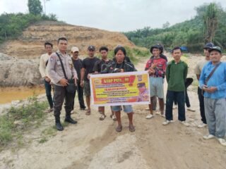 Polsek Jajaran Polres Kuansing Gencarkan Sosialisasi Larangan PETI