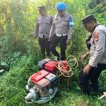 Polres Kuansing Tindak Lanjuti Laporan Call Center 110, Satu Unit Rakit PETI Dimusnahkan