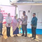 Program Bedah Rumah Rangkaian Hari Bhayangkara KE-80, Polres Kampar Resmikan Rumah Baru Untuk Warga
