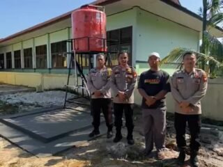 Polres Kampar Selesaikan 2 Sumur Bor 100% Di Tapung Hilir 700 Kk Desa Kota Baru Dapat Air Bersih, Rangkaian Hari Bhayangkara Ke-80