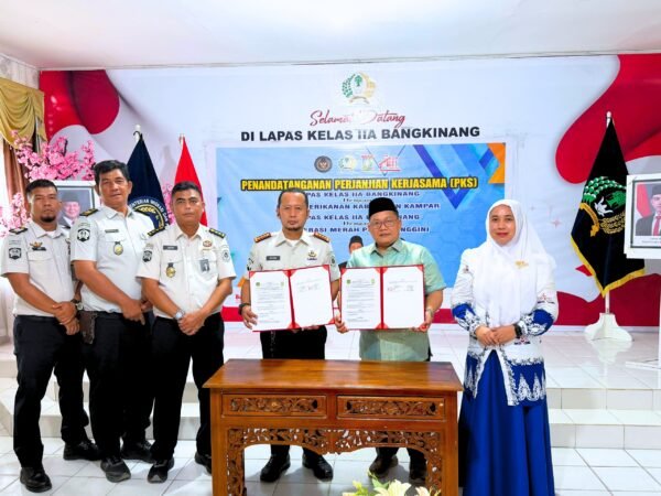 Lapas Bangkinang Gandeng Dinas Perikanan Kabupaten Kampar Dan Koperasi Merah Putih Langgini, Wujud Perkuat Program Pembinaan Kemandirian Warga Binaan