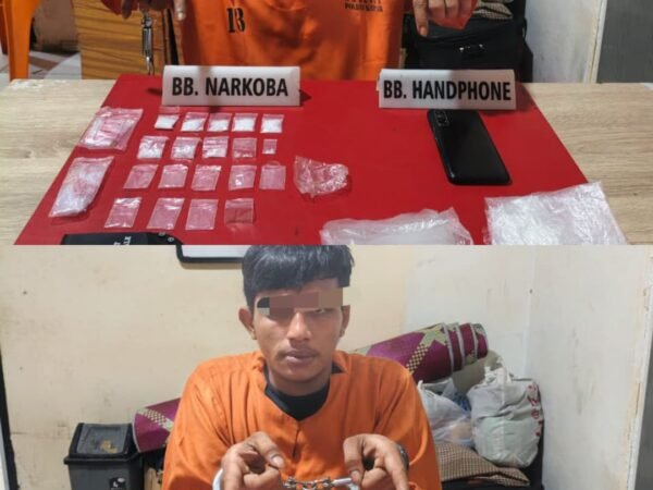 Dua Pelaku Narkoba Ditangkap Di TKP Berbeda Oleh Satresnarkoba Polres Kampar 