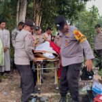 Polres Kampar Berduka, Upacara Pemakaman Personil Aiptu Zainal Arifin Dilaksanakan Dengan Khidmat Di Bangkinang