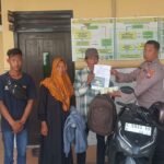 Polsek Kembangbahu Serahkan Sepeda Motor Temuan kepada Keluarga Pemilik