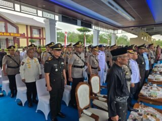 Kapolres Kampar Hadiri Upacara Pembukaan Pendidikan Pembentukan Bintara Polri TA 2026 Di SPN Polda Riau