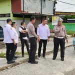 Sinergi Ditlantas Dan PUPR, Penggalian Parit Jadi Solusi Atasi Banjir Di Depan RS Awal Bros