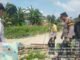 Tindak Lanjut Laporan 110, Polres Kuansing Musnahkan Satu Rakit PETI Di Desa Pulau Aro