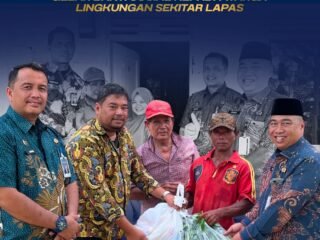 Lapas Narkotika Rumbai Gelar Bakti Sosial Kepada Warga Lingkungan Sekitar Lapas
