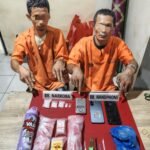 Polres Kampar Tangkap Dua Pelaku Narkoba Di Desa Intan Jaya, Sita 22,83 Gram Sabu-Sabu 