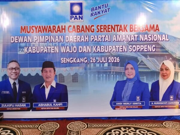 Muscab Se DPC PAN Kabupaten Wajo dan DPC PAN Kabupaten Soppeng 
