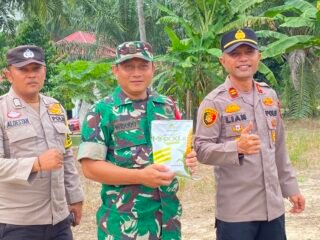 Polsek Benai Dukung Program Ketahanan Pangan, Laksanakan Penanaman Jagung Pipil Di Desa Marsawa