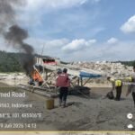 Pemberantasan PETI Terus Digencarkan, Polsek Logas Tanah Darat Musnahkan Satu Unit Dompeng Di Perkebunan Sawit
