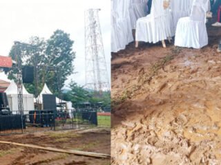 Lokasi Festival Rafflesia Kemumu Becek dan Tergenang Air, Pengunjung Harus Ekstra Hati-Hati