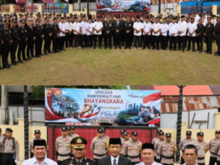 Upacara Peringatan Hari Bhayangkara KE-80 Polres Sabang Berlangsung Khidmat, Tekankan Polri Untuk Masyarakat