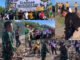 Gerakan Radin Inten Asri, Jajaran Kodim 0423/BU Gelar Aksi Bersih Sampah Serentak di Pantai Lais