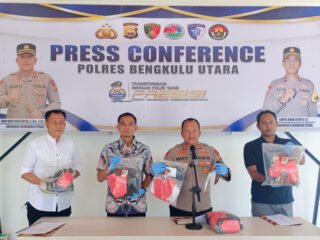 Kurang dari 24 Jam, Polres Bengkulu Utara Tangkap Pelaku Penusukan di Malam Puncak HUT ke-67   