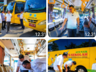 Jelang Hari Pertama Sekolah, Pilar Pastikan Bus Sekolah Gratis Tangsel Siap Beroperasi