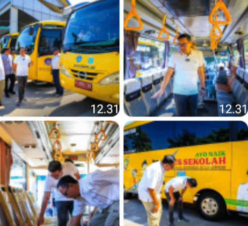 Jelang Hari Pertama Sekolah, Pilar Pastikan Bus Sekolah Gratis Tangsel Siap Beroperasi