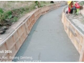 PEMBANGUNAN DAM PARIT DI DESA CIPANEUNGAH DORONG KELANCARAN IRIGASI PERTANIAN