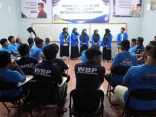 Membangun Semangat Dan Harapan, Mahasiswa Psikologi Universitas Islam Riau Dorong Warga Binaan Rutan Pekanbaru Tumbuhkan Pola Pikir Positif
