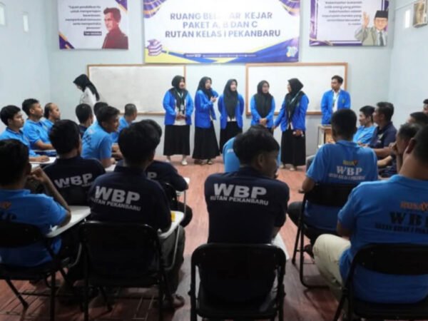 Membangun Semangat Dan Harapan, Mahasiswa Psikologi Universitas Islam Riau Dorong Warga Binaan Rutan Pekanbaru Tumbuhkan Pola Pikir Positif