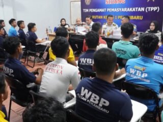 Rutan Pekanbaru Gelar Sidang TPP, Evaluasi 96 Warga Binaan Untuk Program Pembinaan Dan Ketahanan Pangan