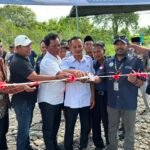 DAM Sirkulasi Air Blok 12 Diresmikan, P3UW Lampung Targetkan Kualitas Air Budidaya Meningkat