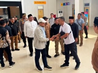 Polres Bungo Kawal Ketat Kunjungan Ketua KPU RI, Seluruh Rangkaian Kegiatan Berlangsung Aman Dan Lancar