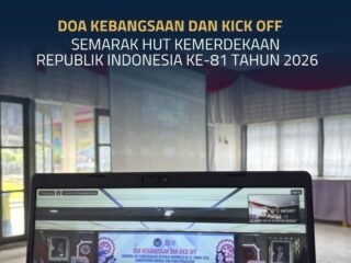 Lapas Muaro Bungo Gelar Kegiatan Doa Kebangsaan Lintas Agama Dan Kick Off Semarak HUT RI Ke-81 Kemerdekaan Republik Indonesia Tahun 2026