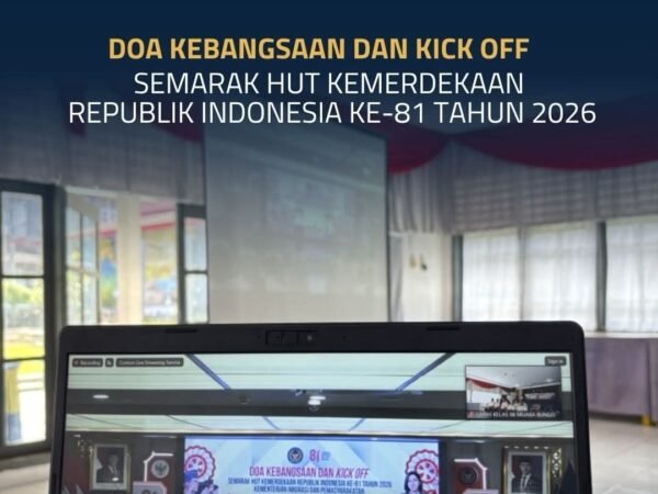 Lapas Muaro Bungo Gelar Kegiatan Doa Kebangsaan Lintas Agama Dan Kick Off Semarak HUT RI Ke-81 Kemerdekaan Republik Indonesia Tahun 2026