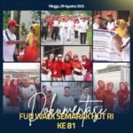 Semarak HUT RI Ke-81  Ditjenpas Riau Gelar Fun Walk Dan Pesta Rakyat Di Rutan Pekanbaru