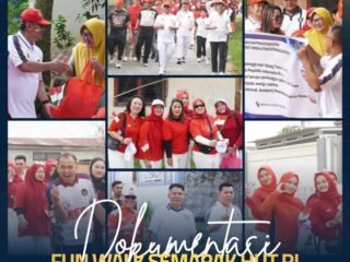 Semarak HUT RI Ke-81  Ditjenpas Riau Gelar Fun Walk Dan Pesta Rakyat Di Rutan Pekanbaru