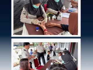 Semarak HUT RI Ke-81, Lapas Kelas IIB Muaro Bungo Gelar Bakti Sosial Cek Kesehatan Gratis Bagi Masyarakat