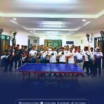Semarak HUT RI Ke-81, Lapas Narkotika Rumbai Ikuti Pertandingan Tenis Meja Di Lingkungan Kanwil Ditjenpas Riau