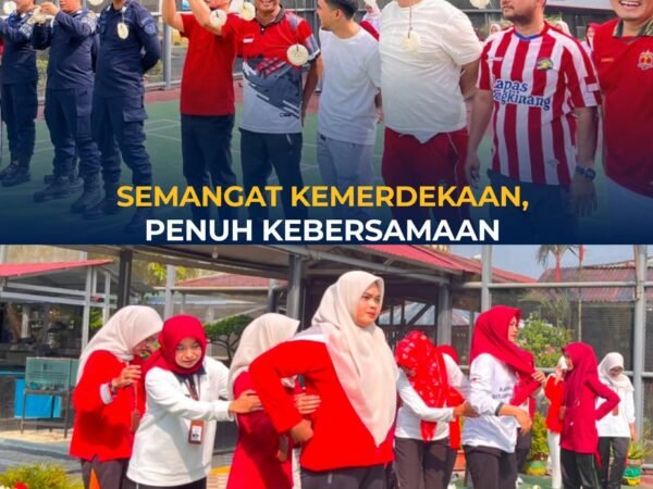 Semangat Kemerdekaan, Penuh Kebersamaan Di Lapas Kelas IIA Bangkinang