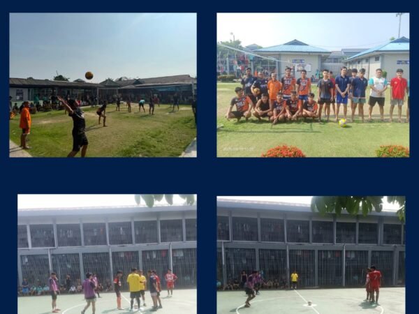 Semarak HUT RI Ke 81, Lapas Kelas IIA Bangkinang Gelar Pertandingan Olahraga Antar Warga Binaan