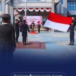 Kobarkan Semangat Kemerdekaan, Lapas Narkotika Rumbai Melaksanakan Upacara Bendera Peringatan HUT RI Ke-81