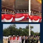 Kalapas Teluk Kuantan Bersama Forkopimda Kuansing Menghadiri Aubade Dan Penurunan Bendera Merah Putih Di Dalam Rangka Memperingati HUT RI Ke-81
